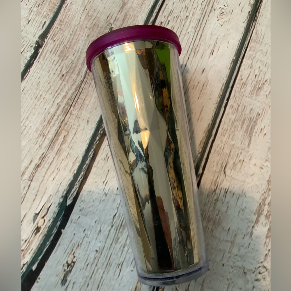 Starbucks Venti Tumbler w/Purple Lid